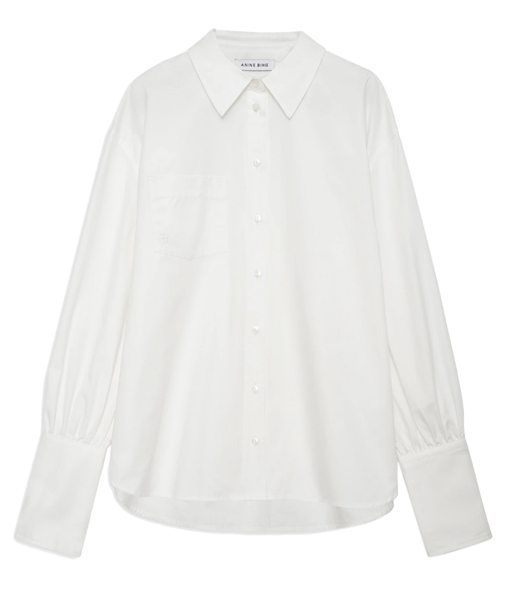 Maxine Shirt in White Calexico