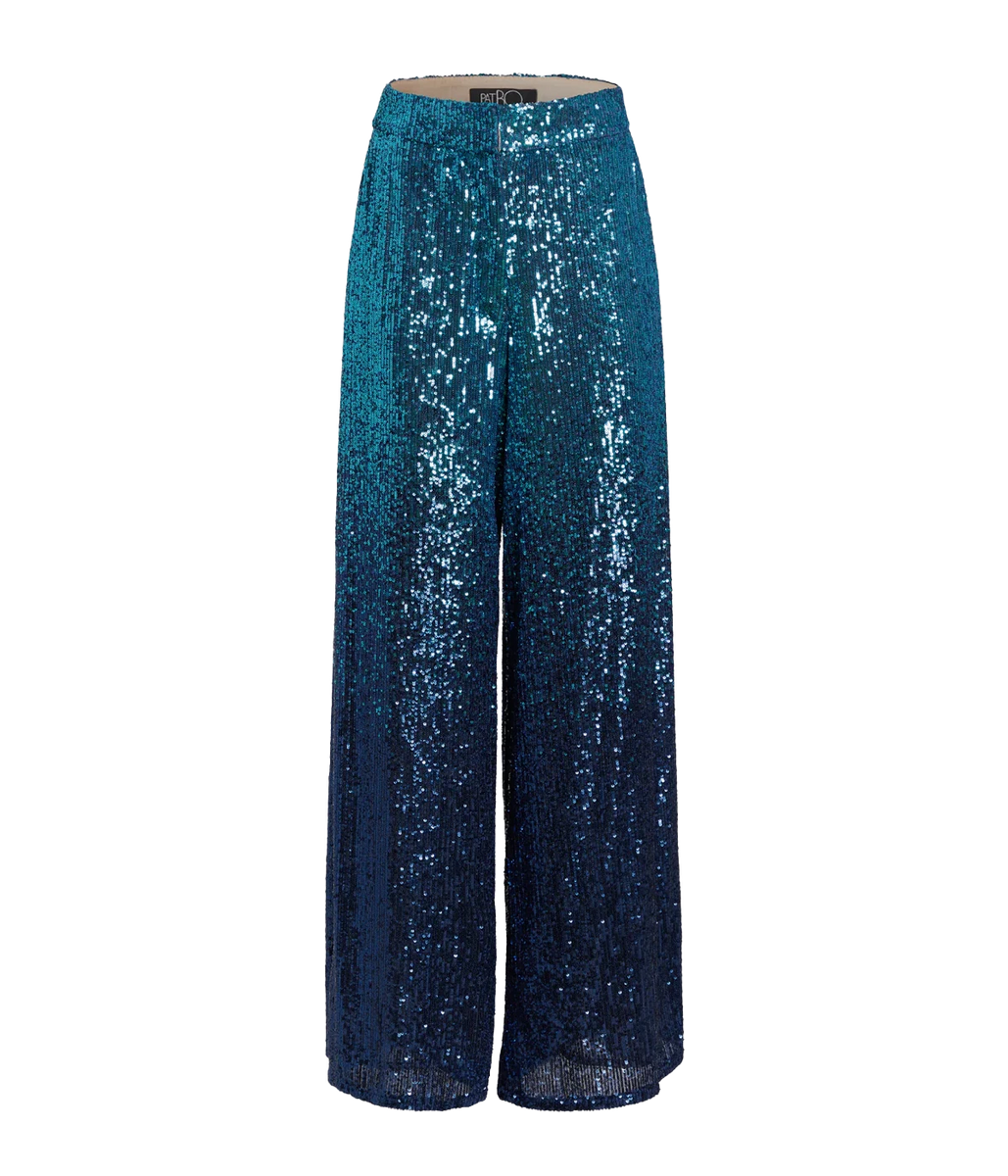 Gaucho Ombre Mesh Pants