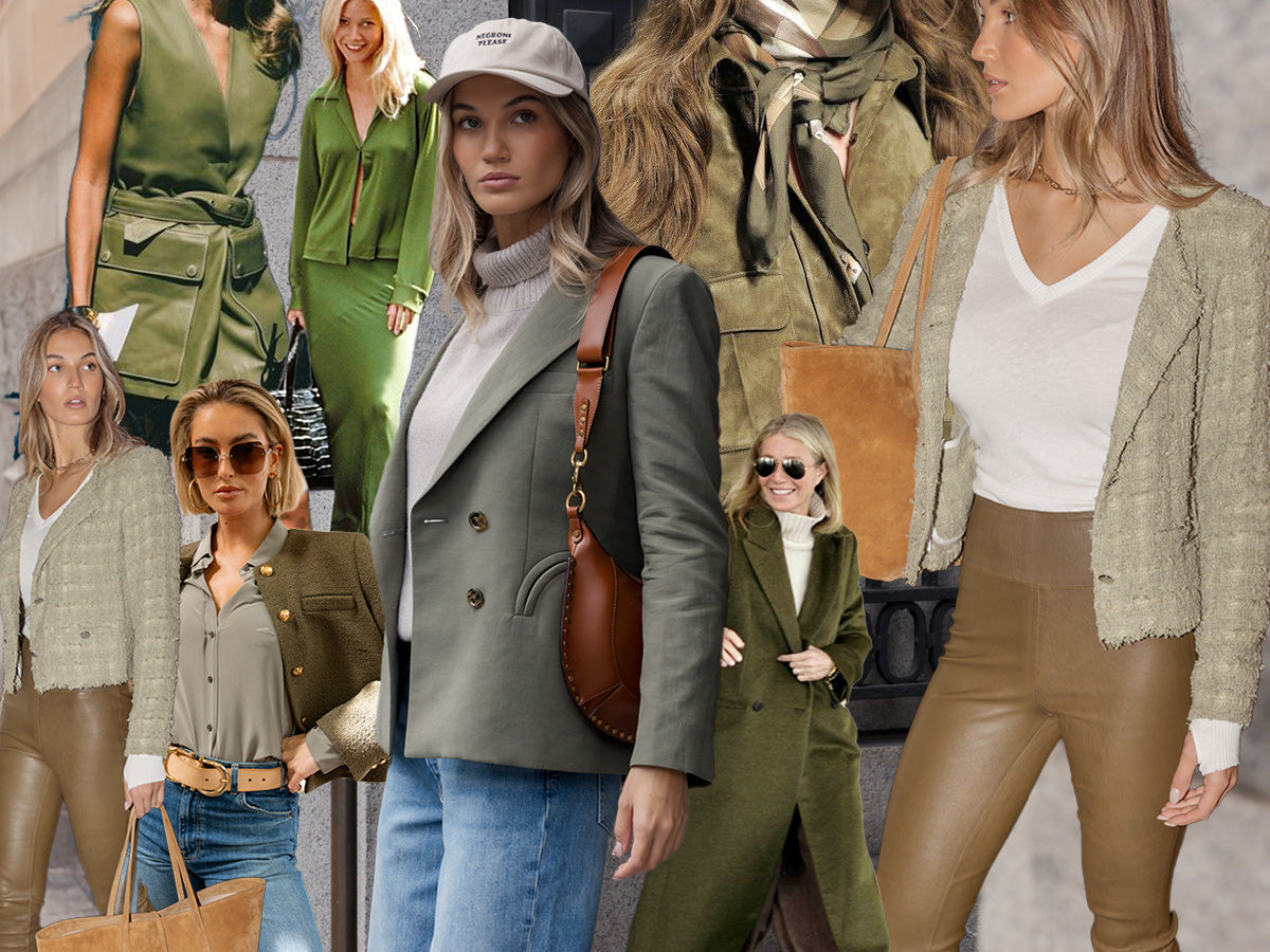 How To Style Olive Green: The Colour Of The Season
