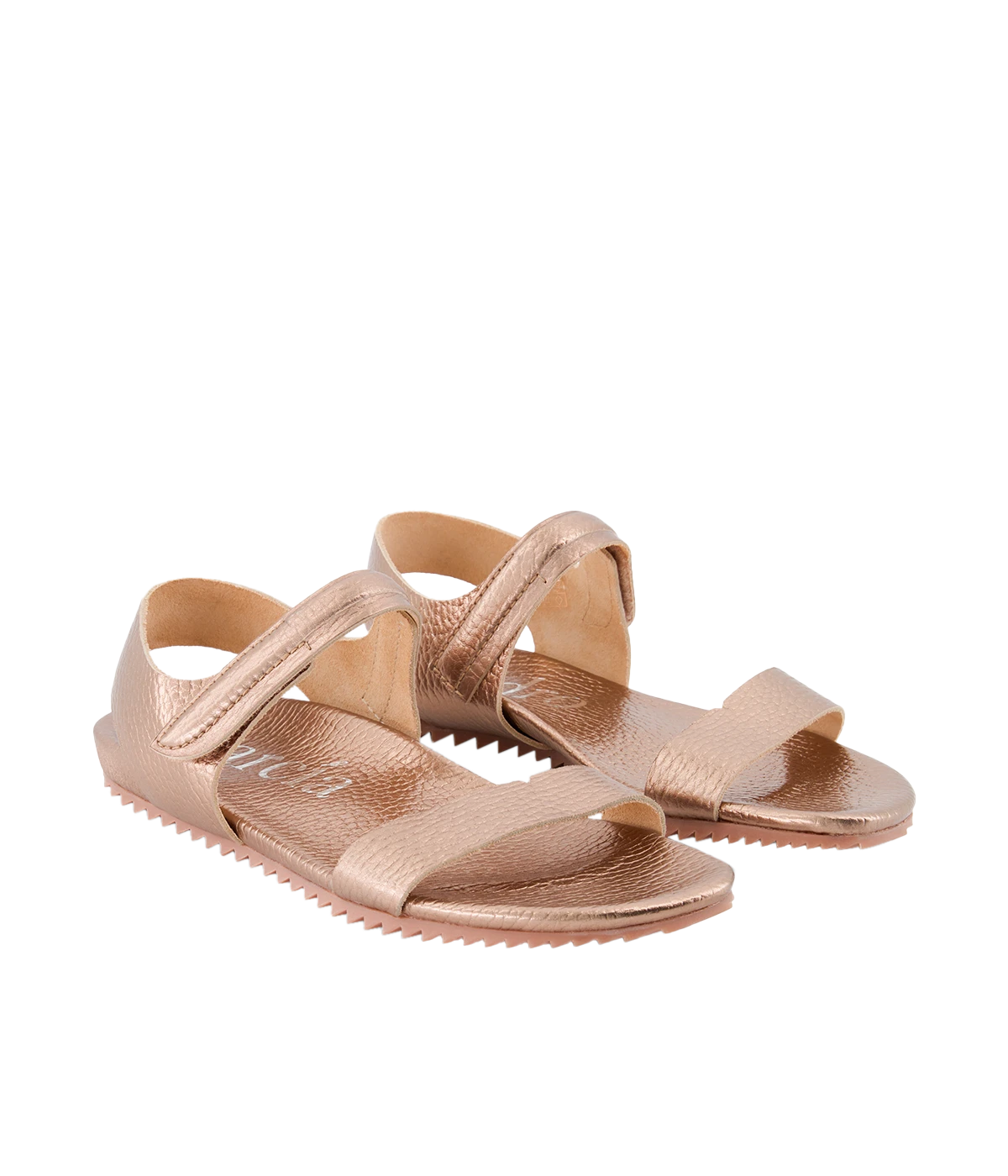 Bloson Sandal in Copper Cervo Lame