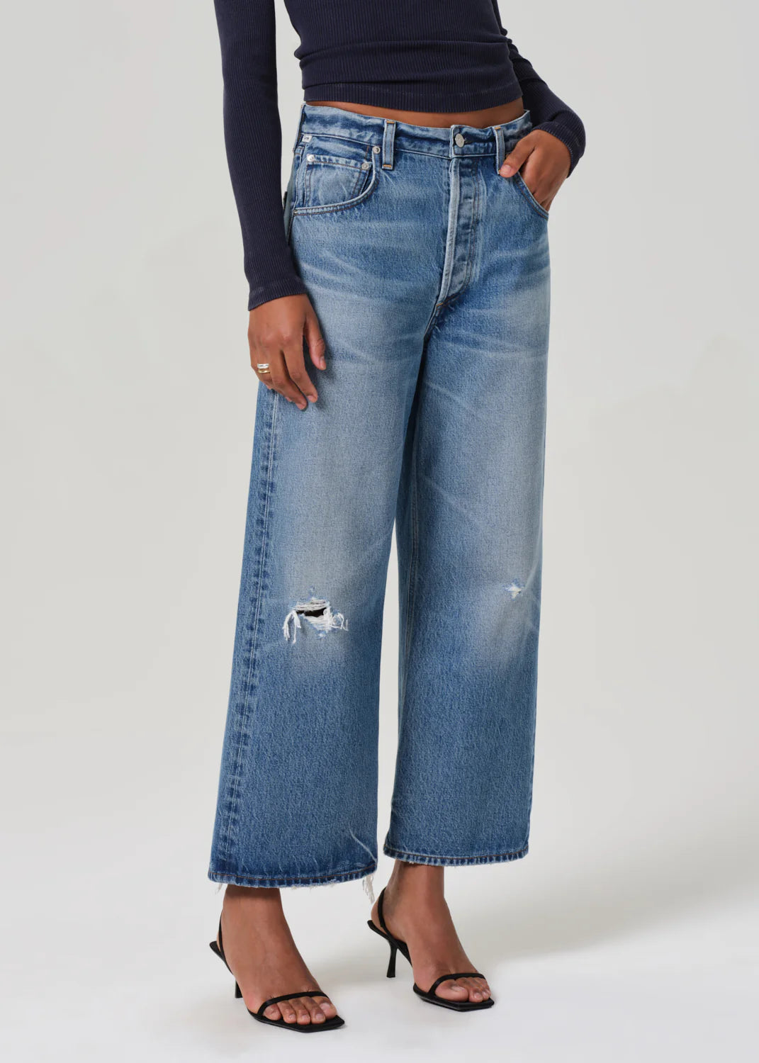 Gaucho Vintage Wide Leg Jean in Solano