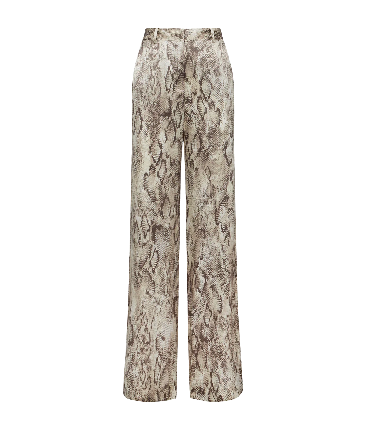 Pilar Wide Leg Pant in Tan Multi Snake