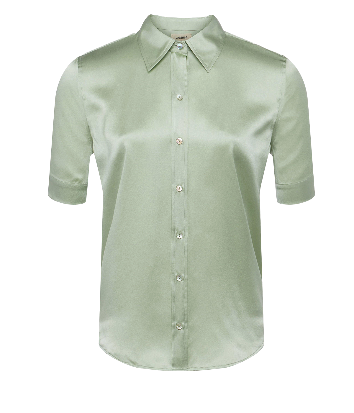 Ellah Short Sleeve Blouse in Laurel Green