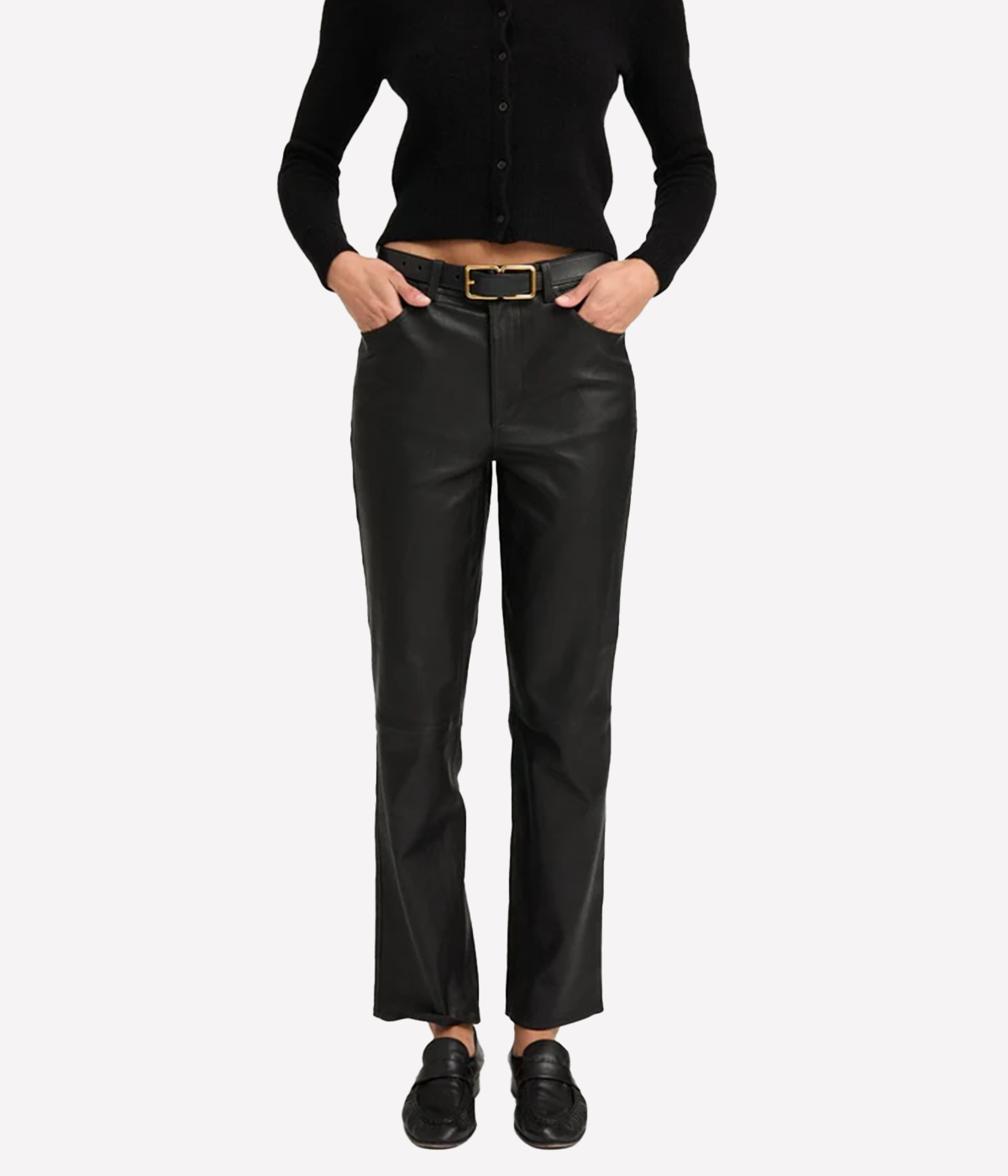 5 Pocket Ankle Slim Straight in Black