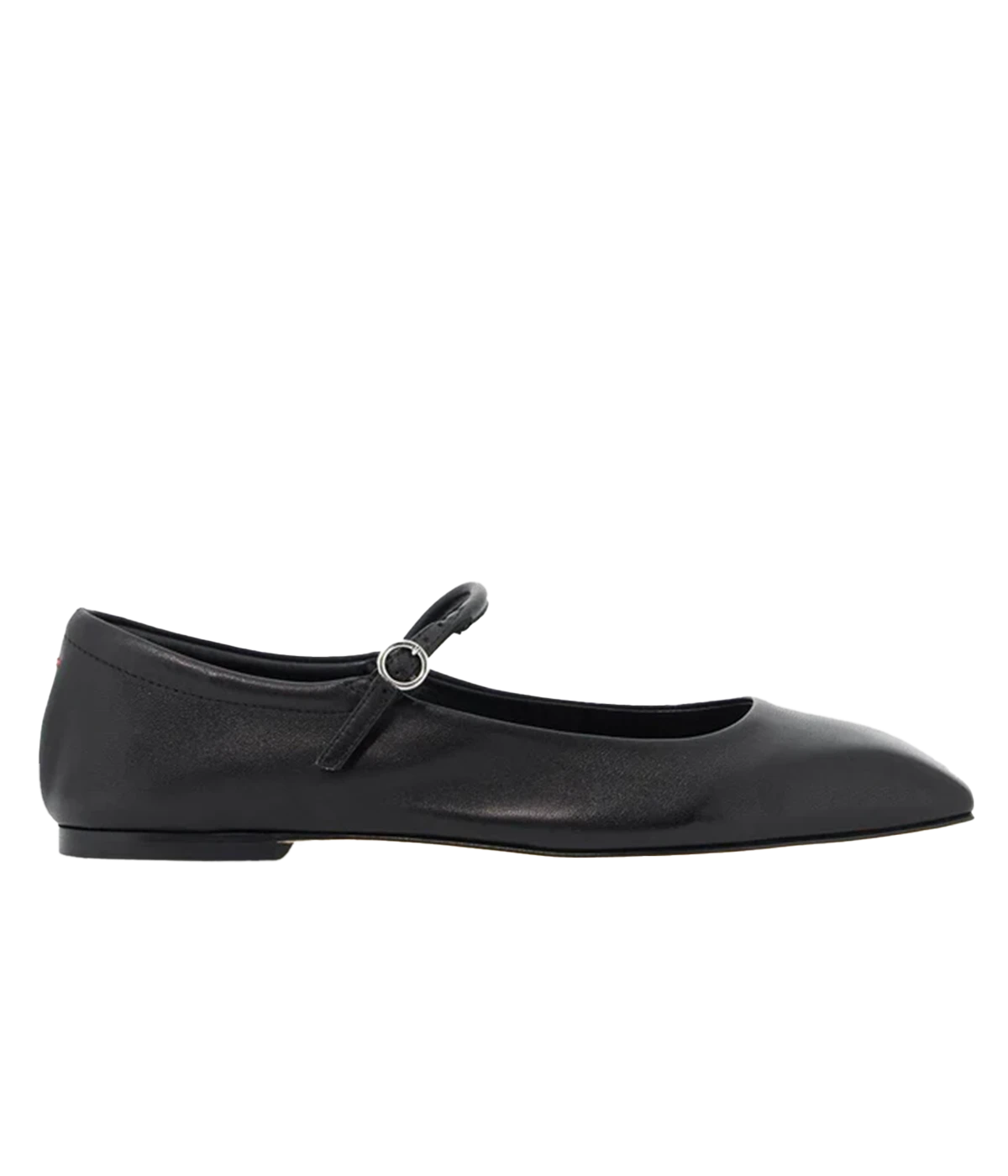 Uma Nappa Leather Ballet Flat in Black