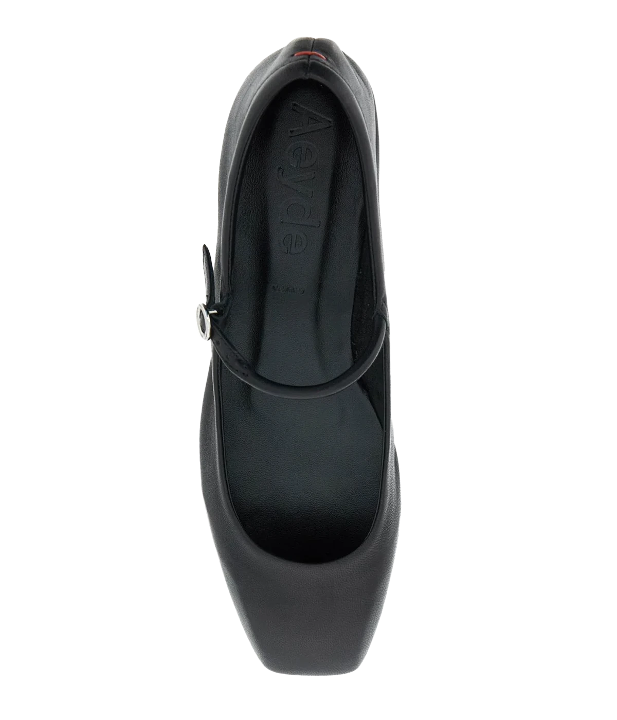 Uma Nappa Leather Ballet Flat in Black