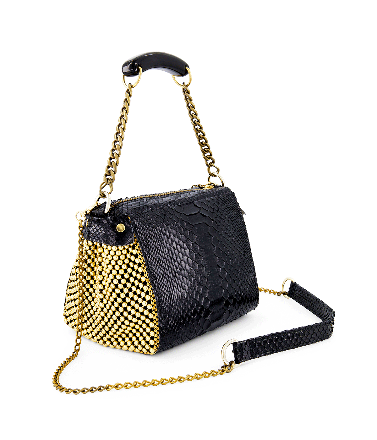 Bauletto Bag in Black