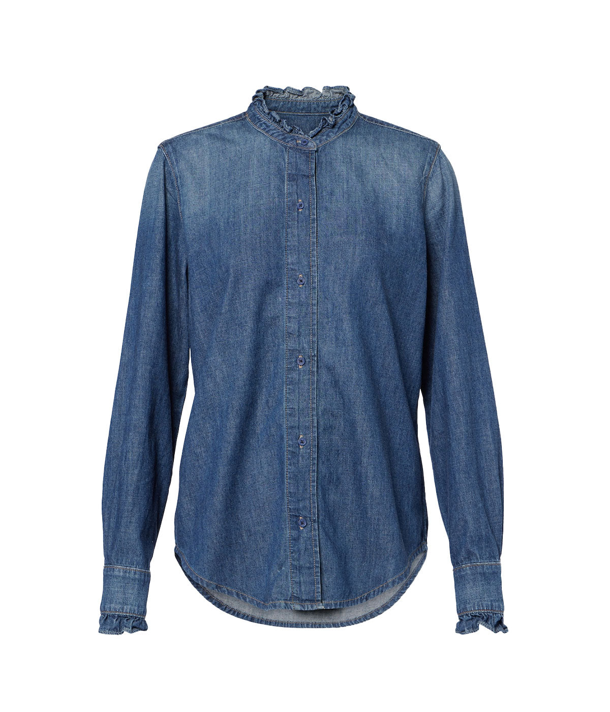 Lydia Denim Shirt in Classic Wash