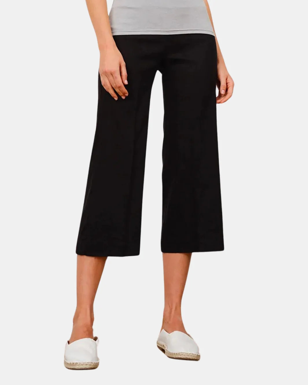 Alex Linen Pants in Black