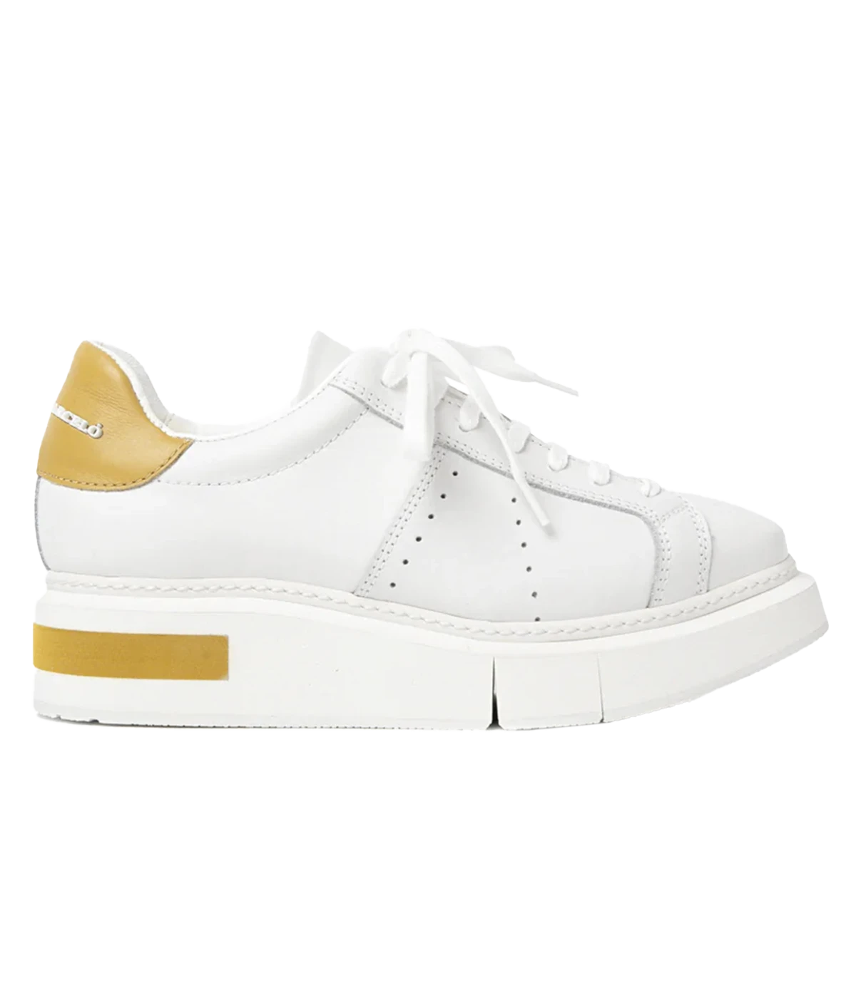 Agen Sneaker in White Orhre