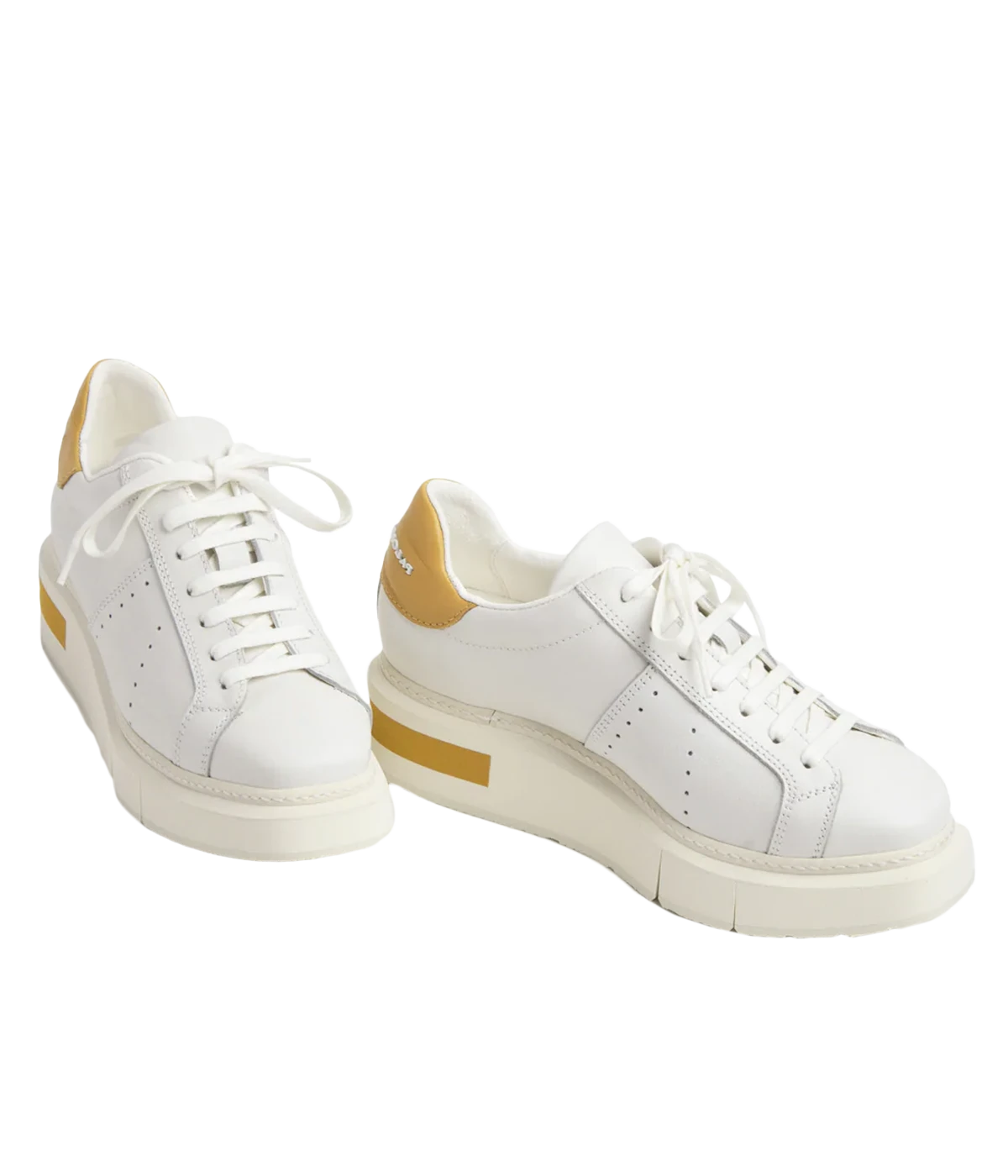 Agen Sneaker in White Orhre