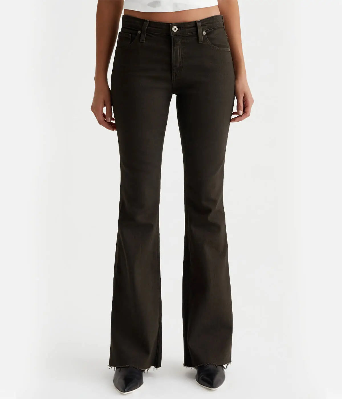 Angeline Boot Cut Jean in 1 Year Stone Brown