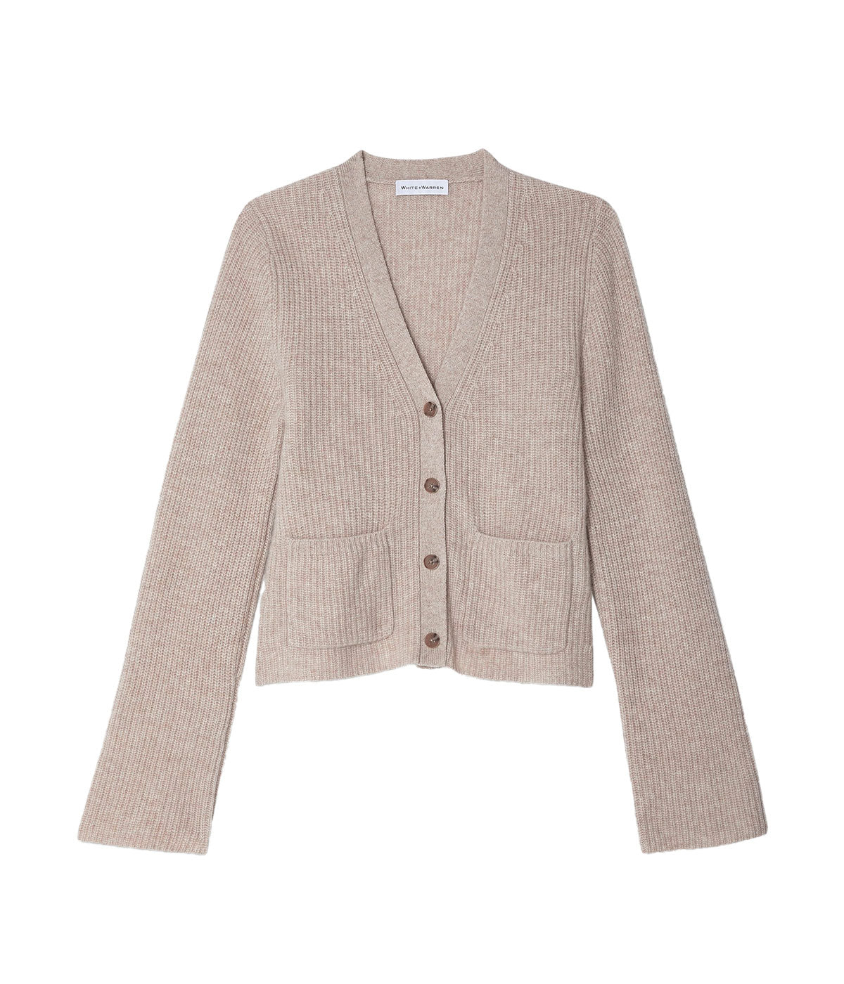 Cashmere Sleeve Cardigan in Sandwisp