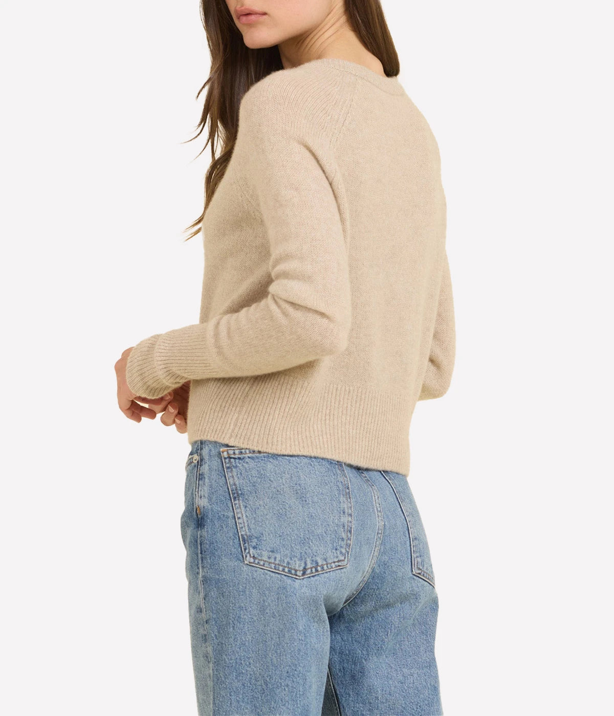 Blakey Cashmere Pullover in Oatmeal