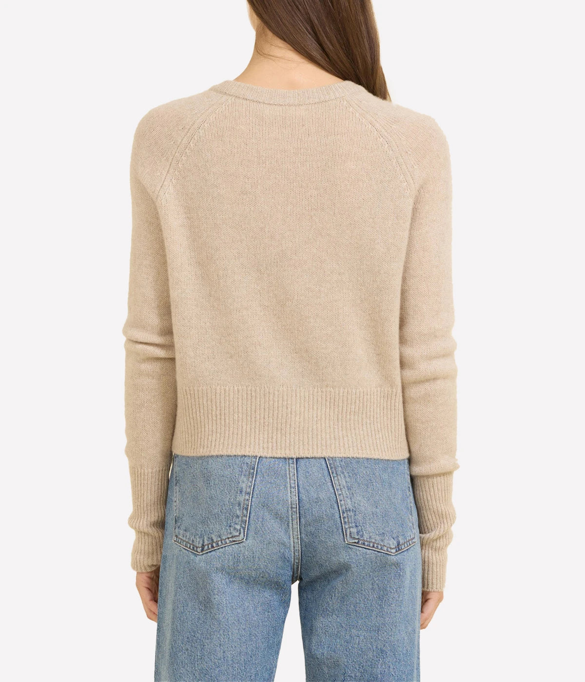 Blakey Cashmere Pullover in Oatmeal