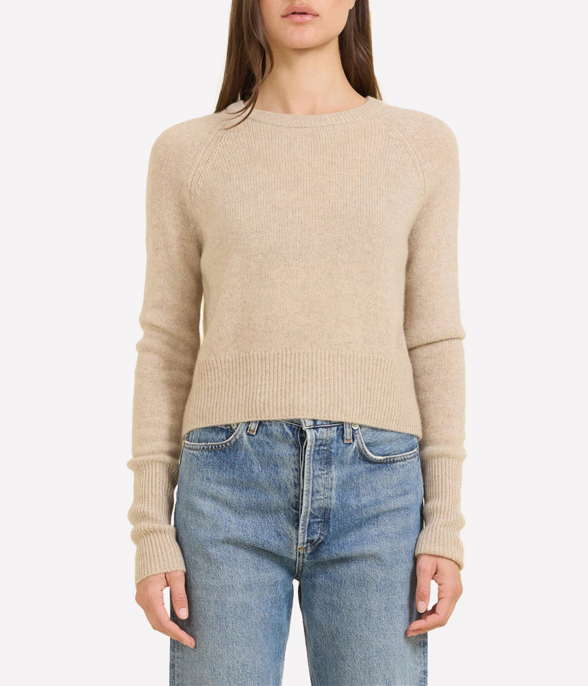 Blakey Cashmere Pullover in Oatmeal