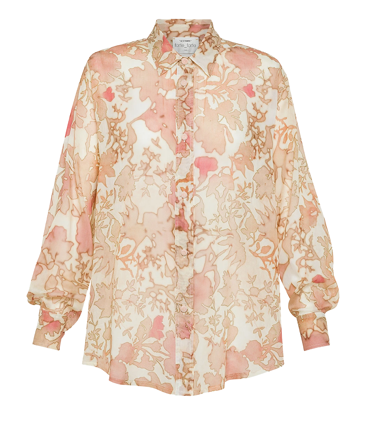 Bloom Mist Oversized Shirt in Cerise