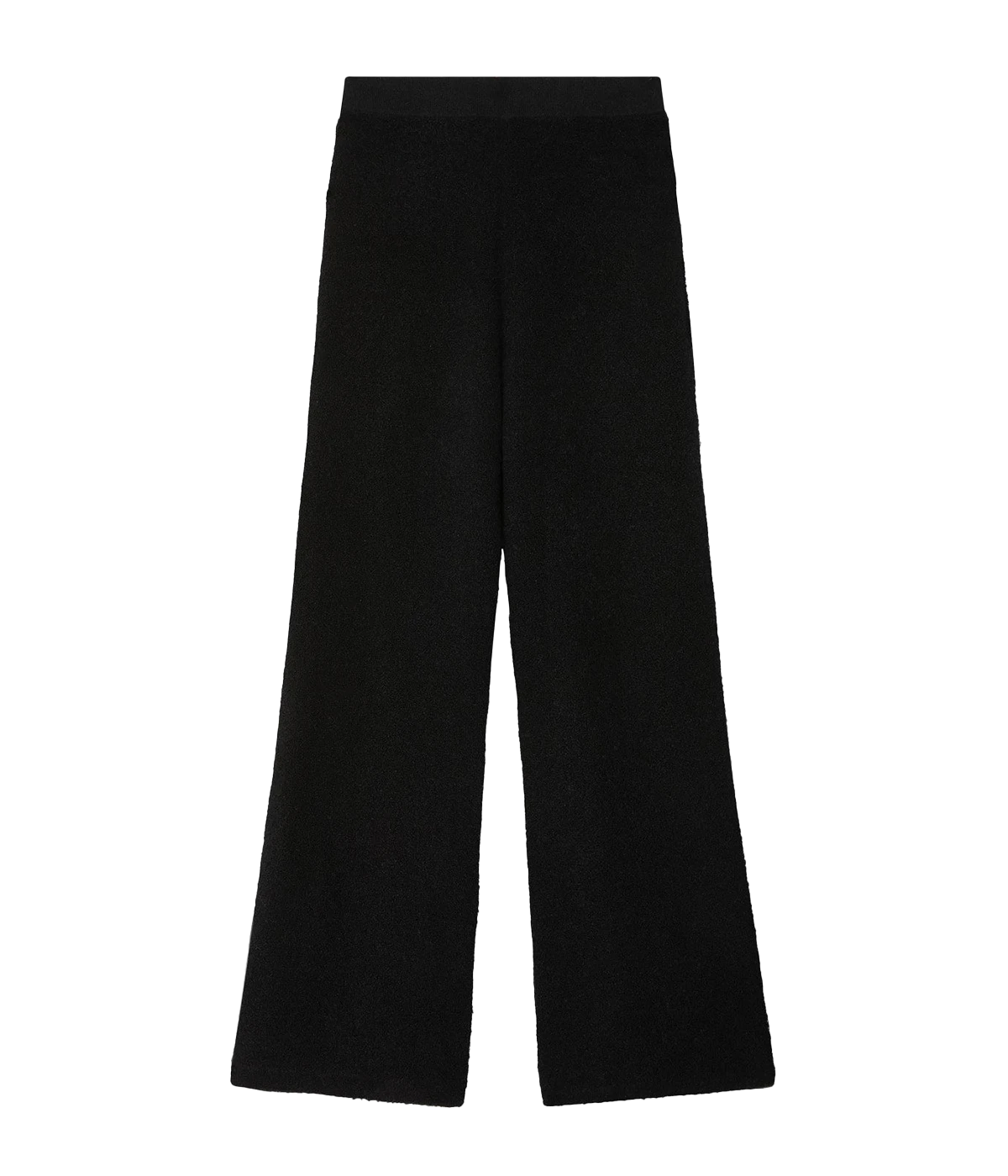 Boucle Cashmere Sweatpant in Black