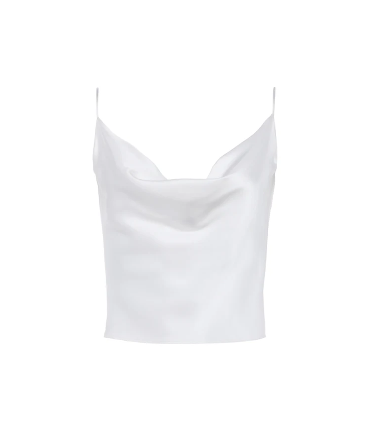 Calista Cowl Neck Cami in White