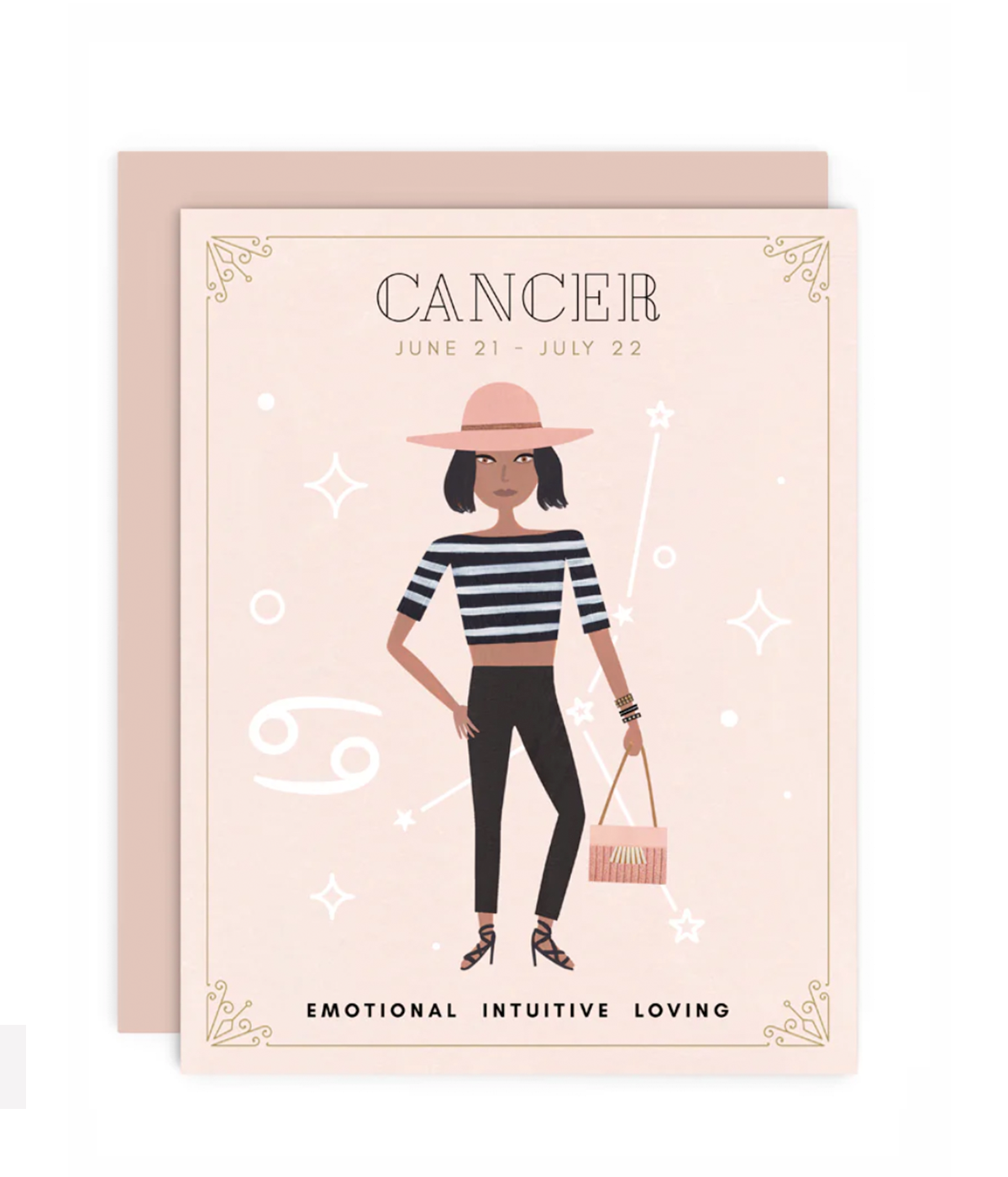 Zodiac Babe Card in Cancer