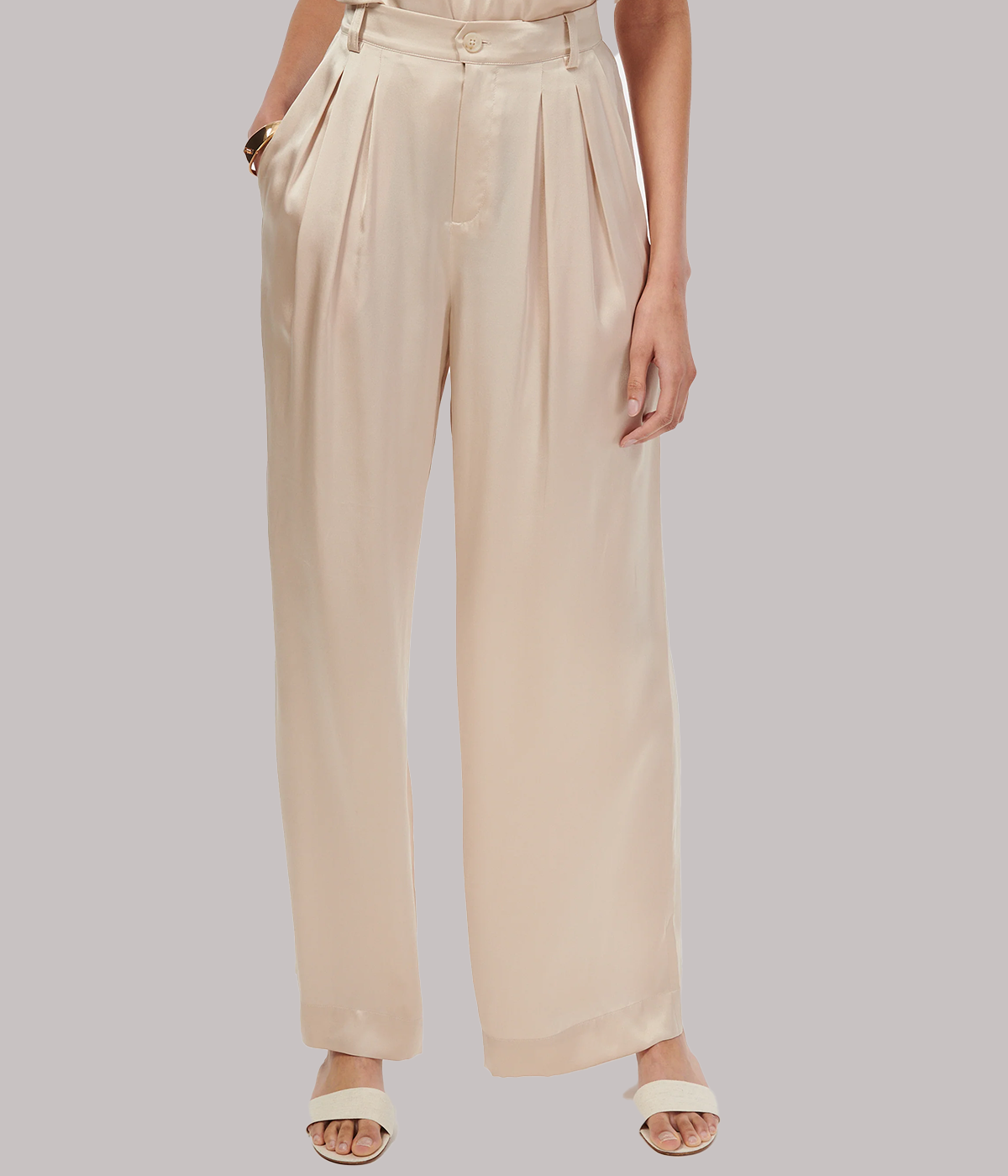 Davina Wide Leg Pant in Cannoli