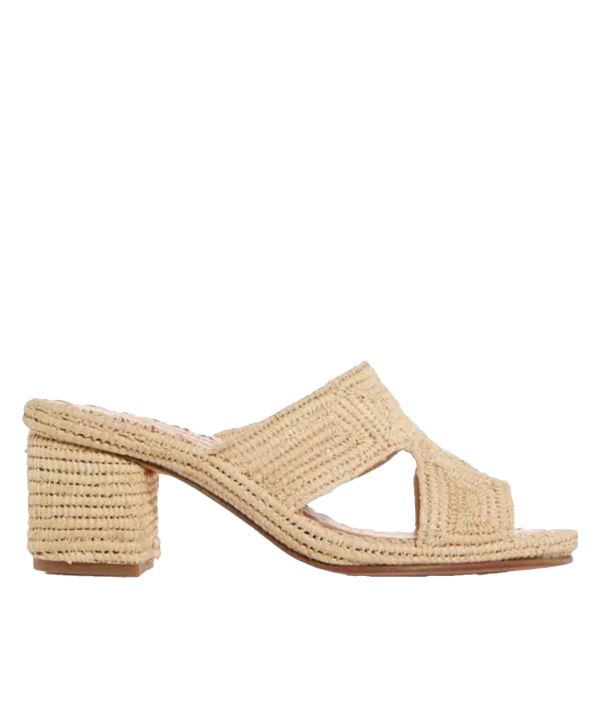 Cara Block Heel in Natural