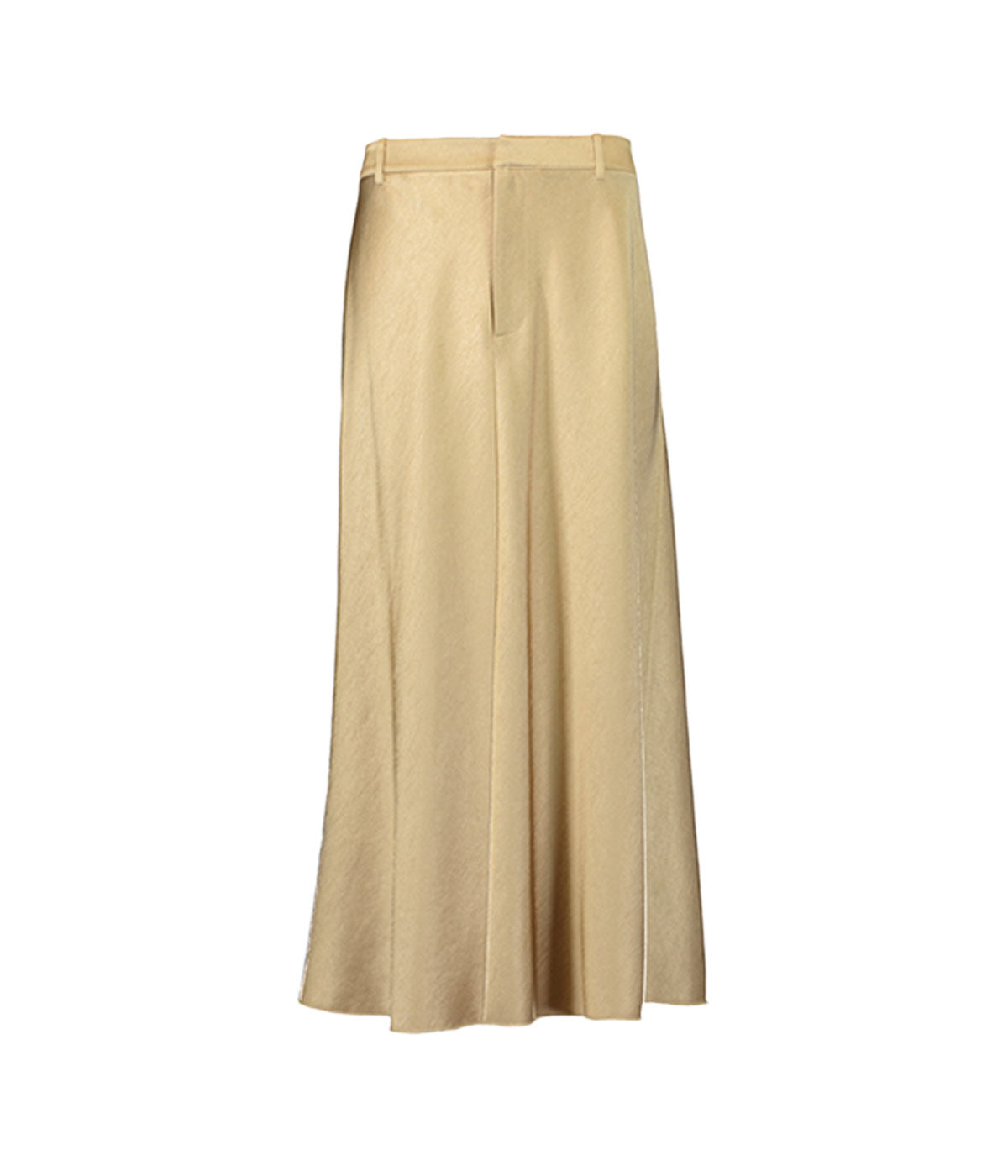 Satin Trouser Skirt in Dune Stone