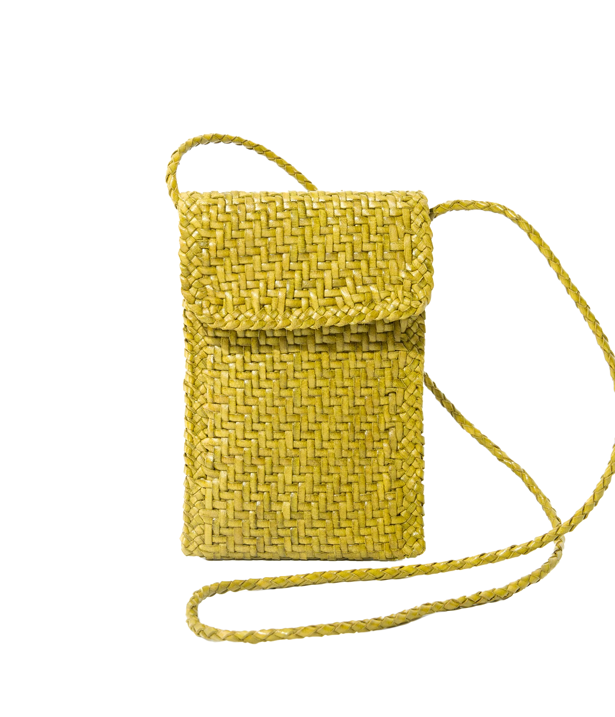 Phone Crossbody Bag in Bamboo Green