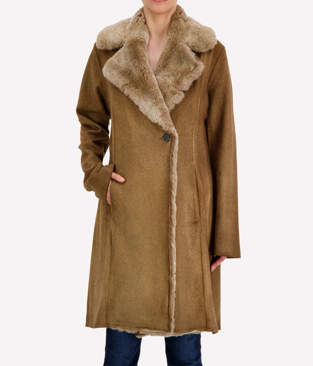 Cappotto Rever Coat in Sughero