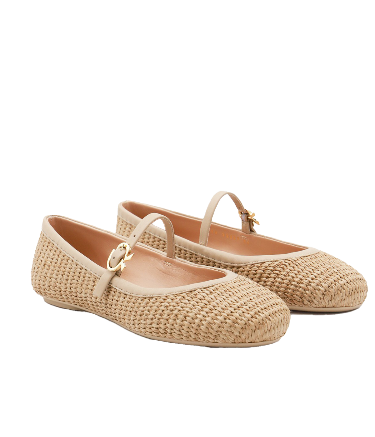 Carla Marbella Ballet Flat in Natural