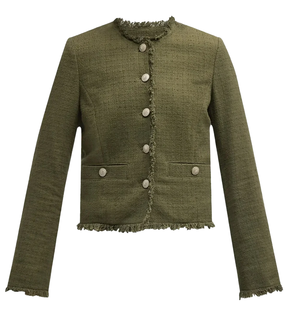 Carmen Tweed Jacket in Army