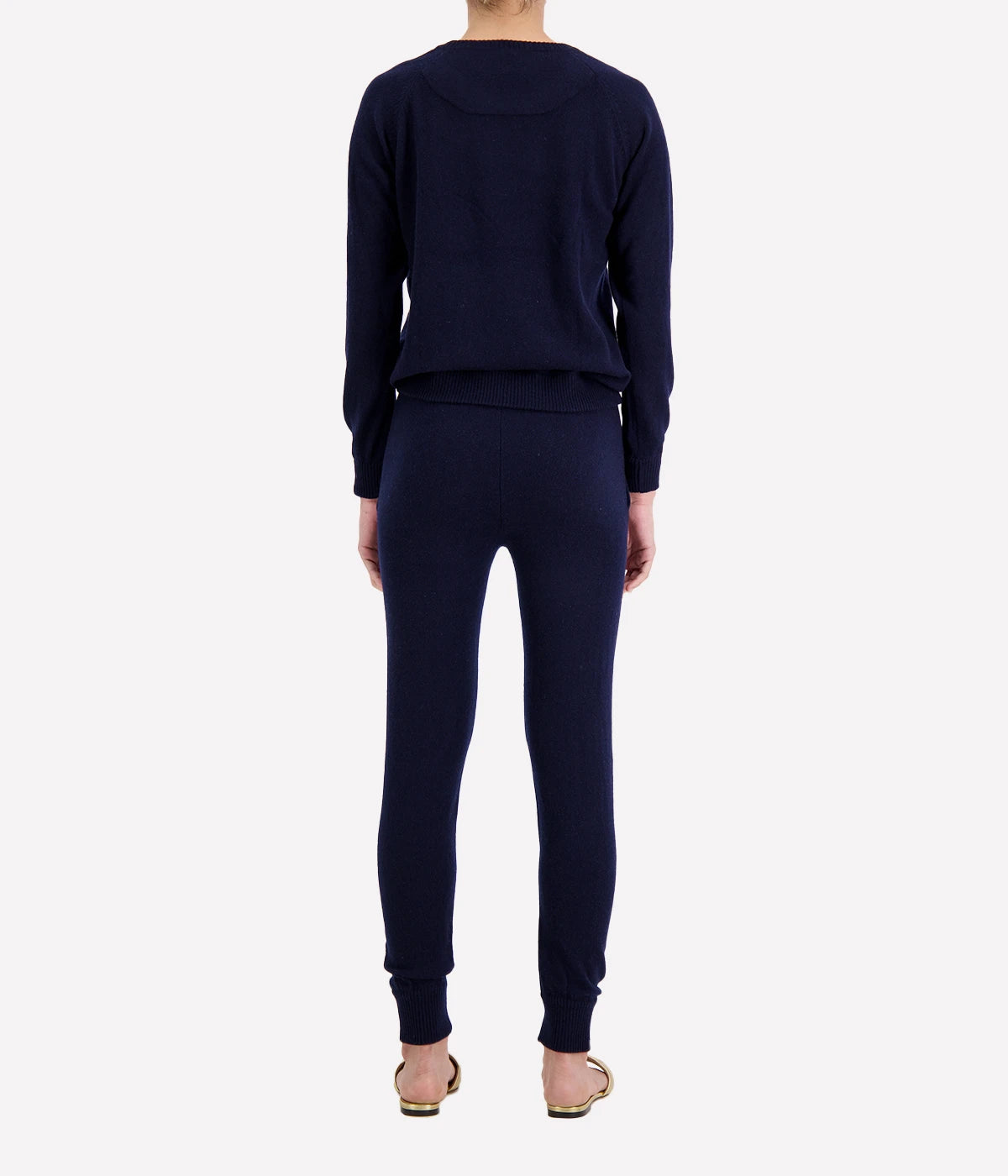 Cashmere Sweat Crew in Navy