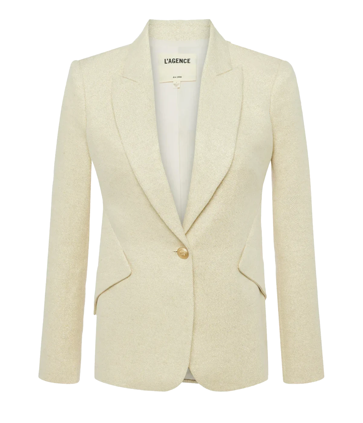 Chamberlain Blazer in Ecru Gold