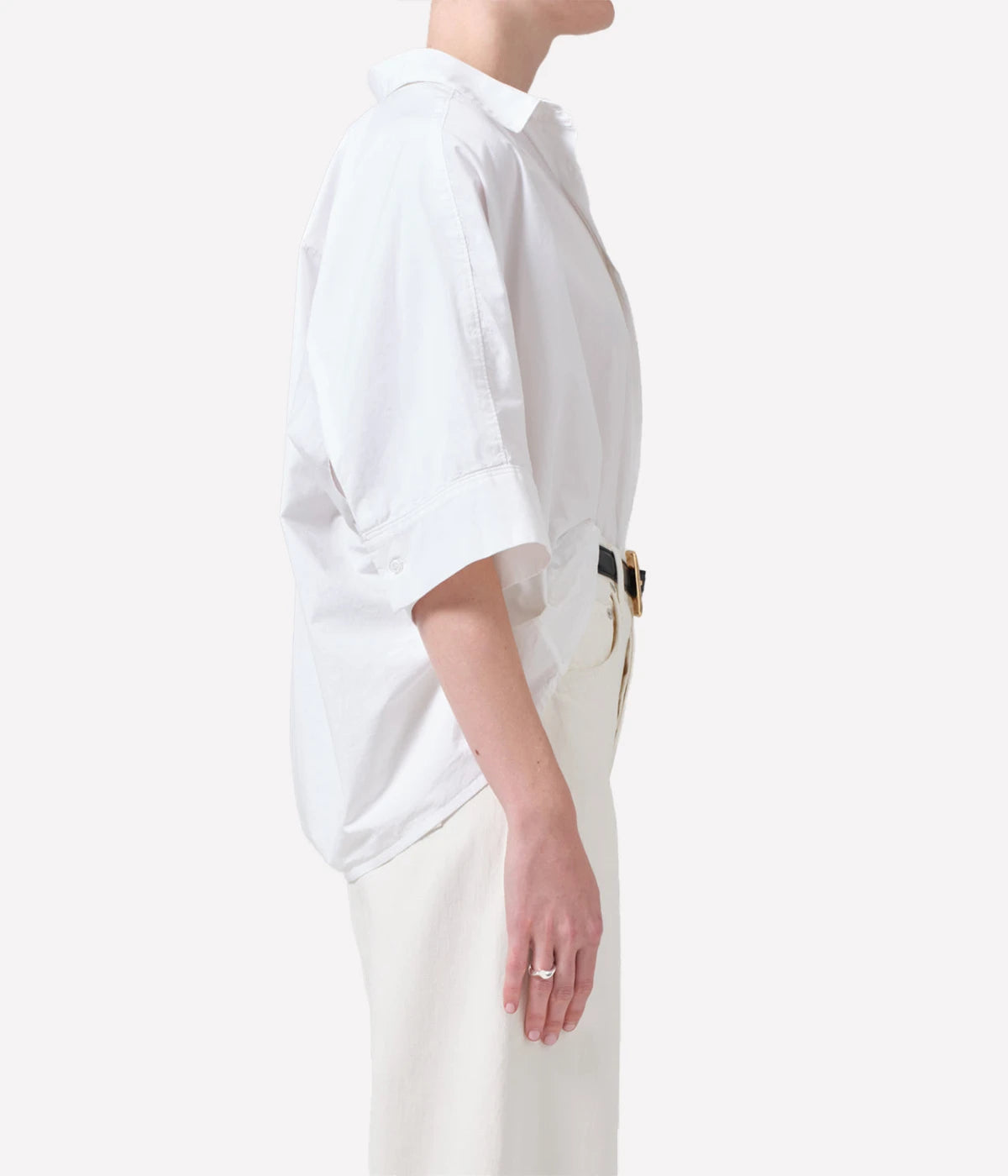 Claire Origrami Shirt in Optic White