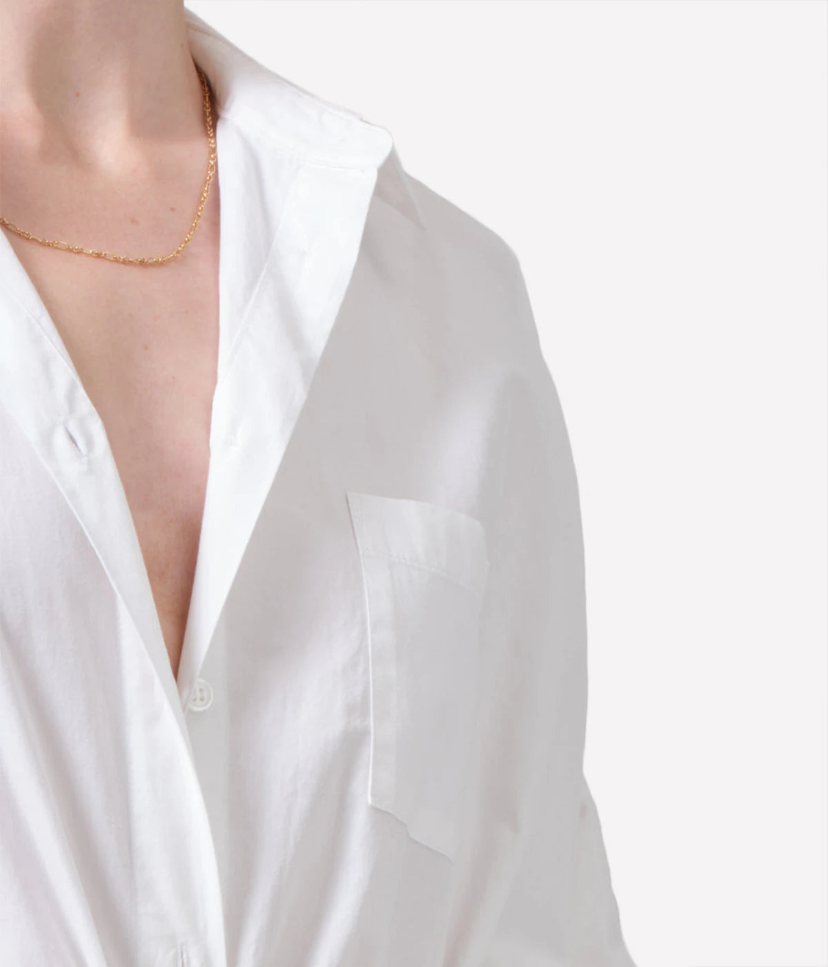 Claire Origrami Shirt in Optic White