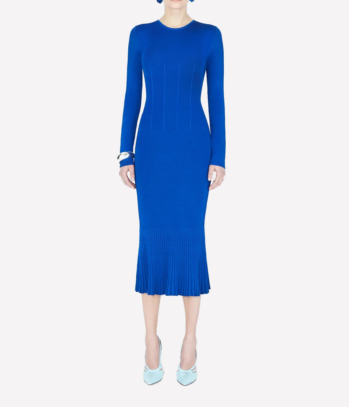 Crew Neck Atalanta Dress in Ocean