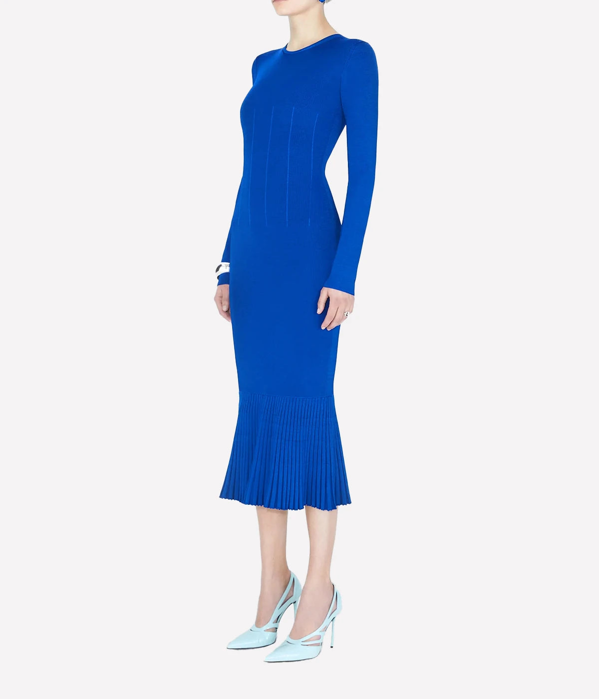 Crew Neck Atalanta Dress in Ocean