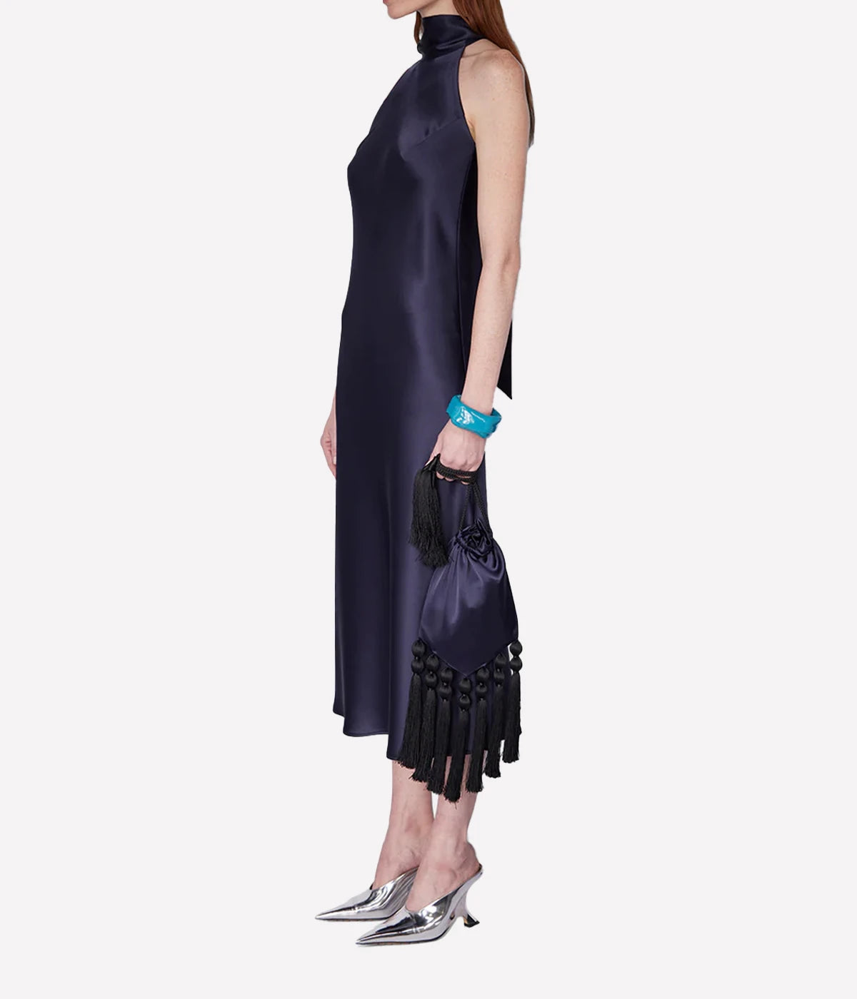 Cropped Sienna Dress in Midnight