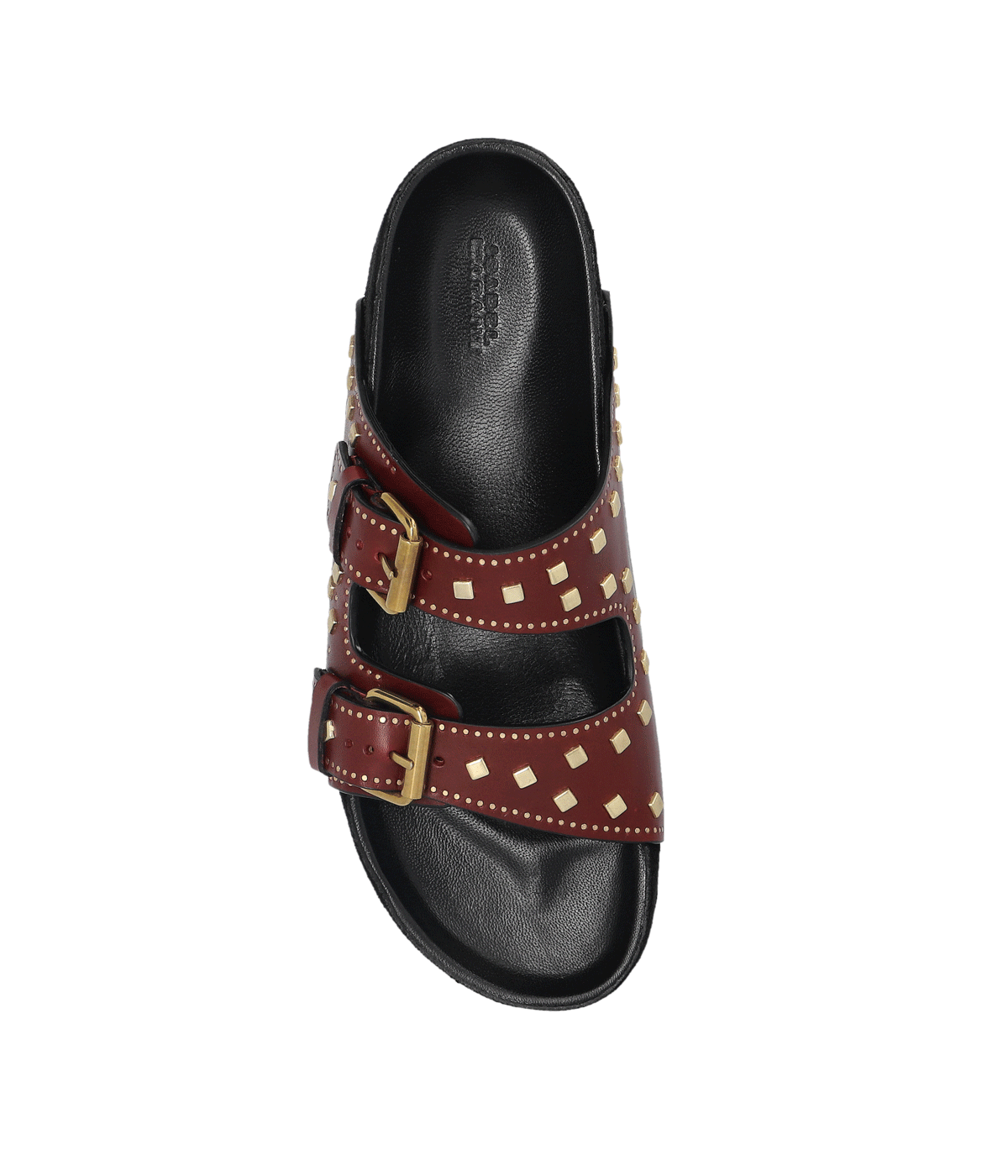 Lennyo Sandal in Burgundy