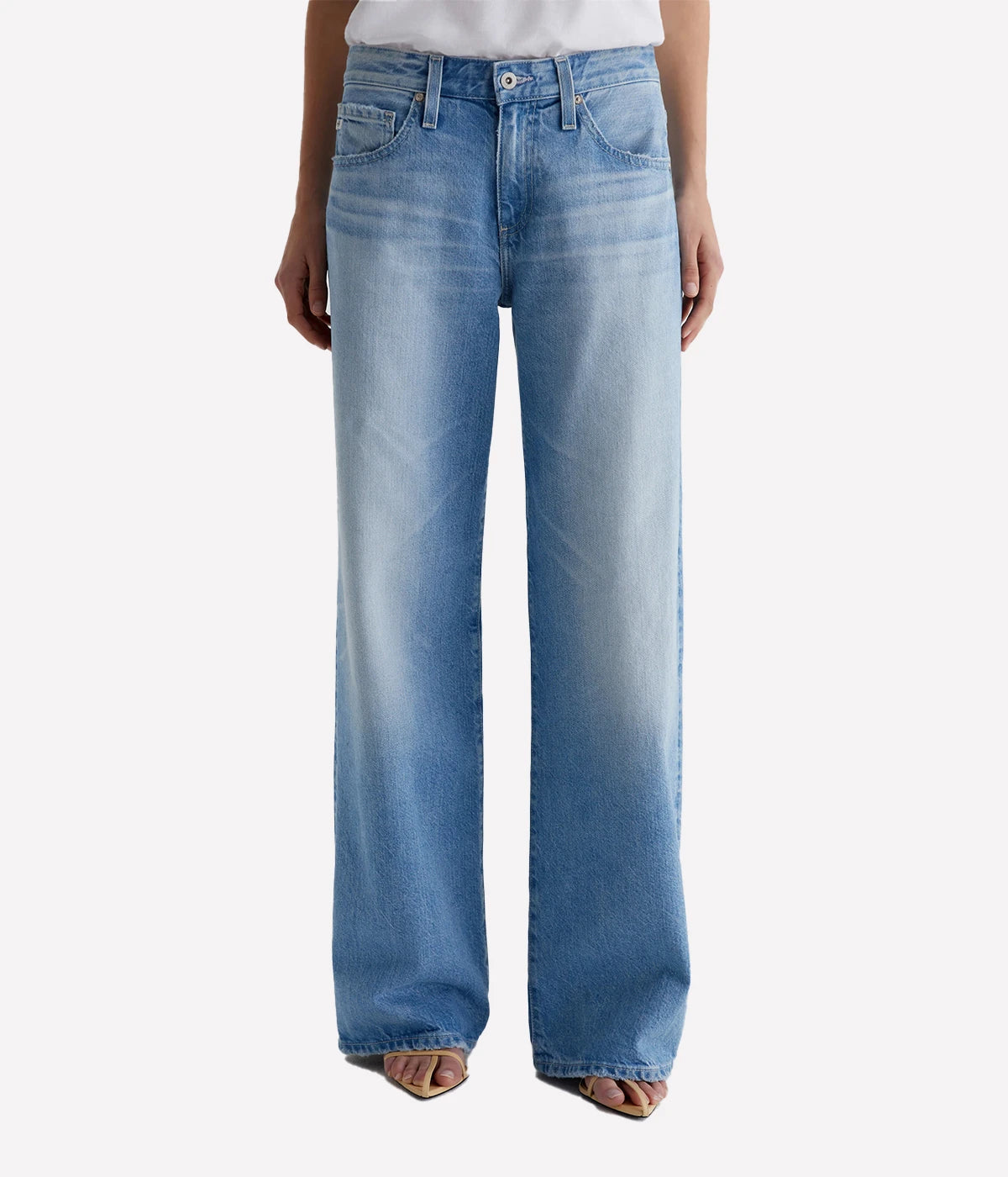 Adria Wide Leg Jean in Siren