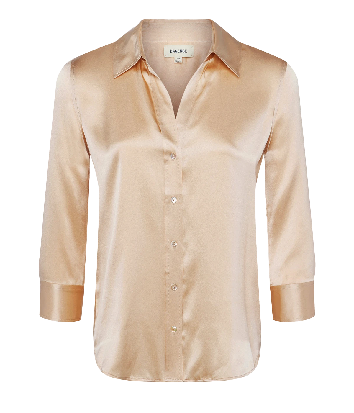 Dani 3/4 Sleeve Blouse in Toasted Almond