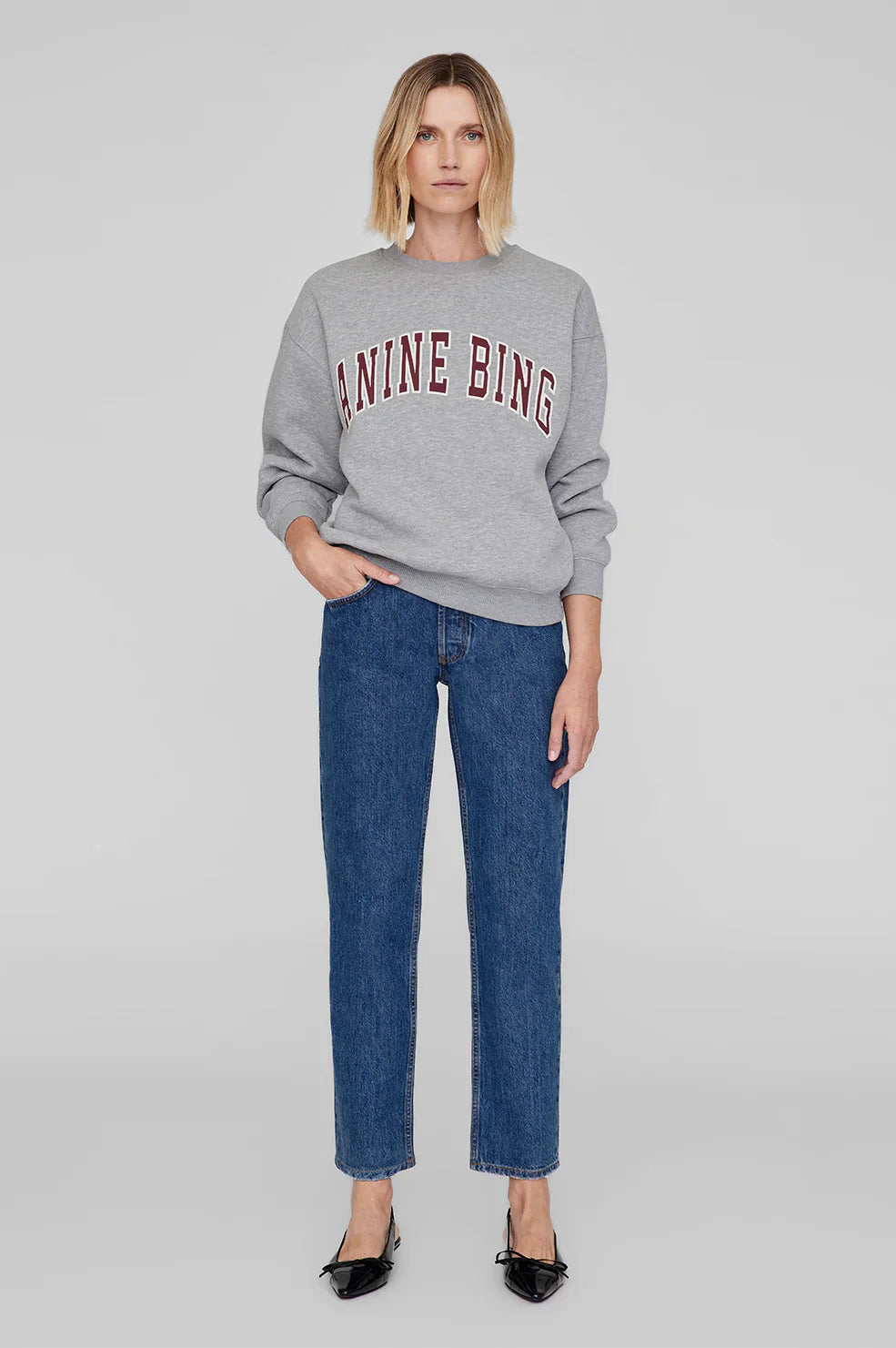 Spencer Sweatshirt in Grey Melange