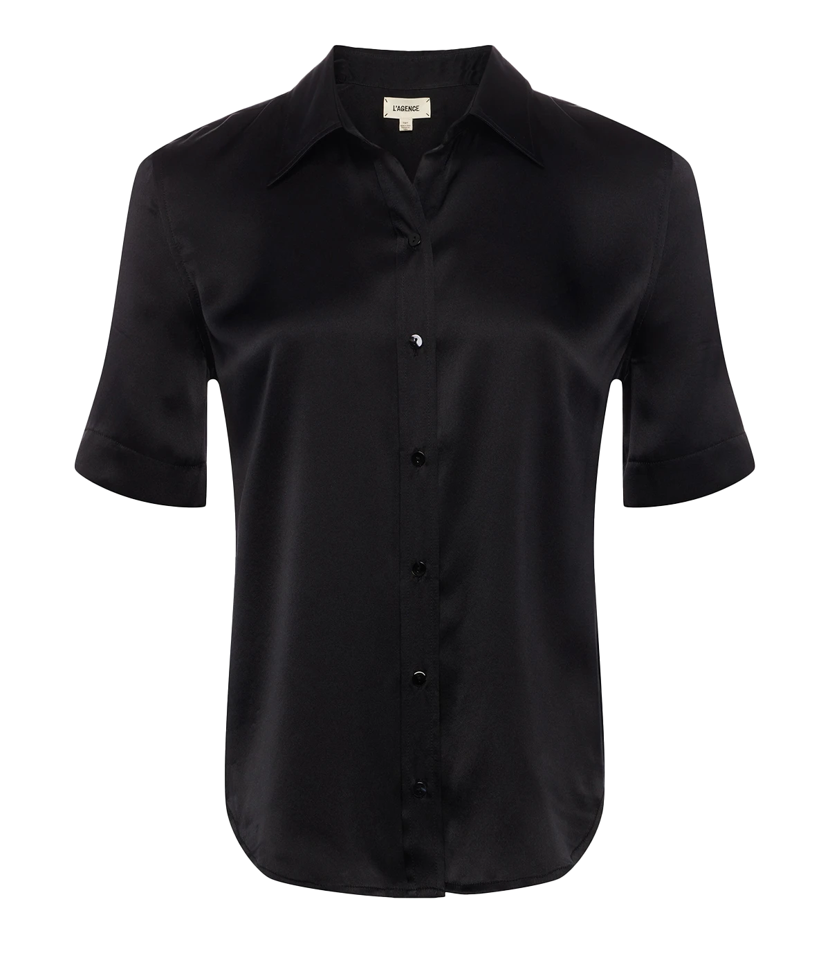 Ellah Short Sleeve Blouse in Black