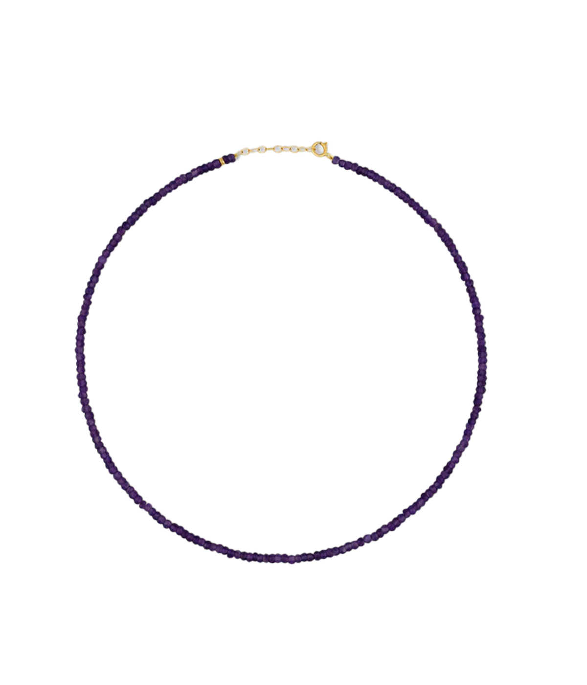 Precious Stone Necklace in Amethyst