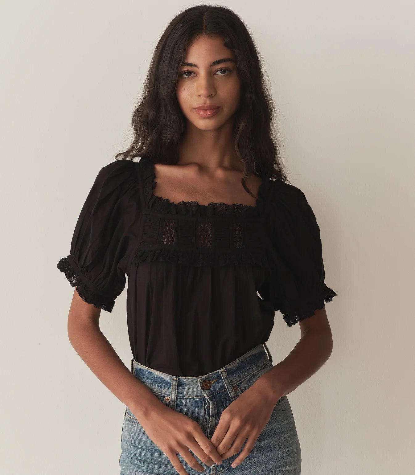 Frances Top in Black