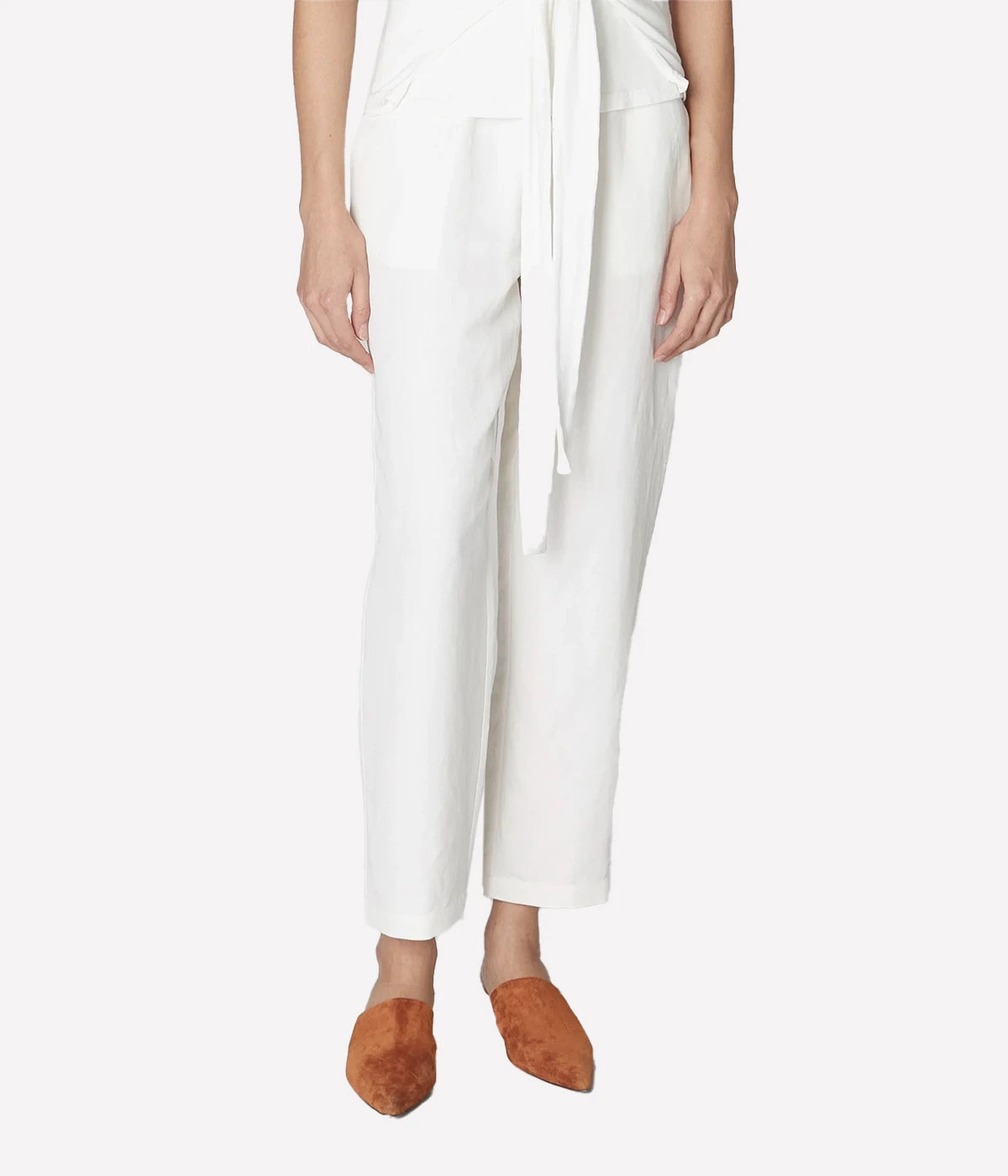 Fez Pant in Washed White