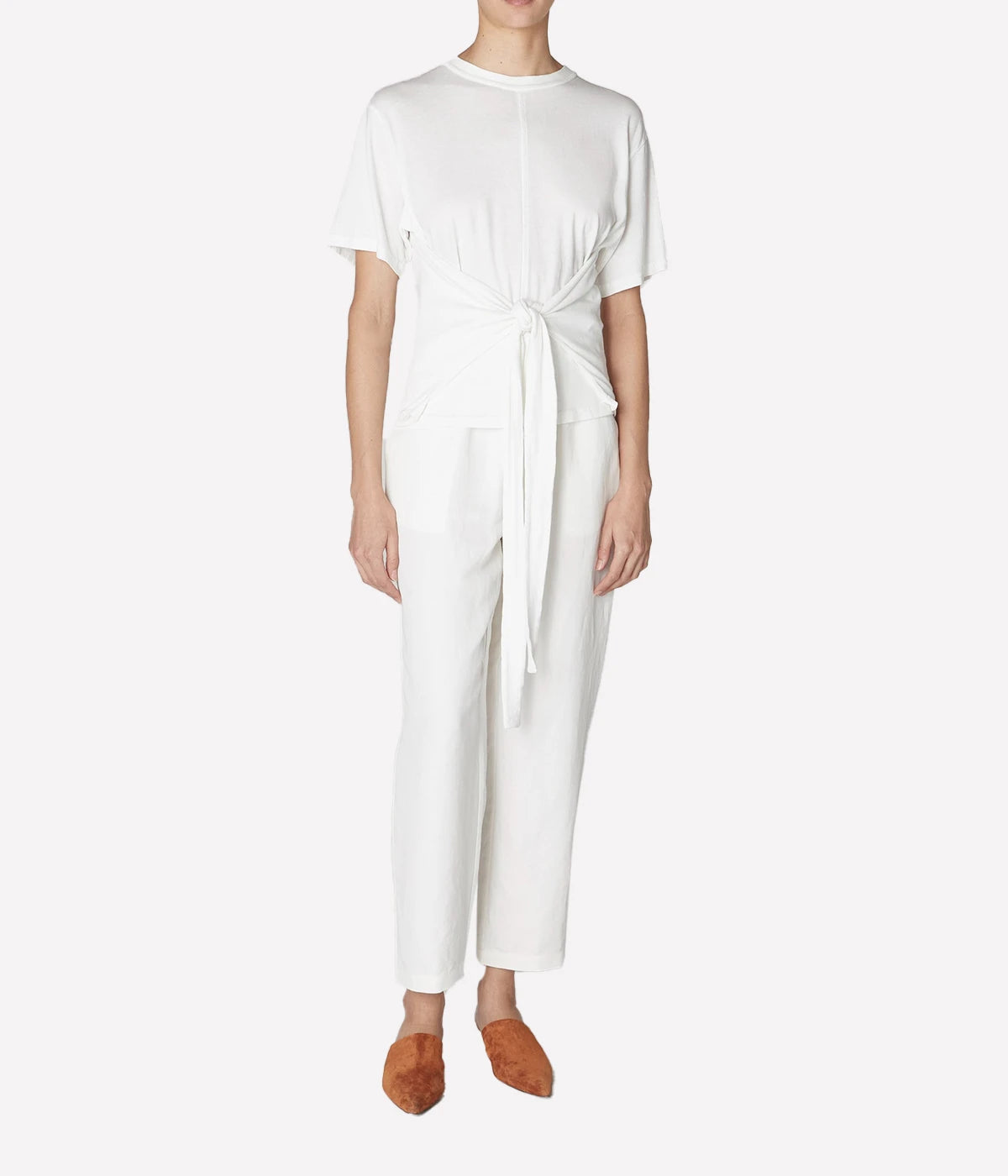 Fez Pant in Washed White