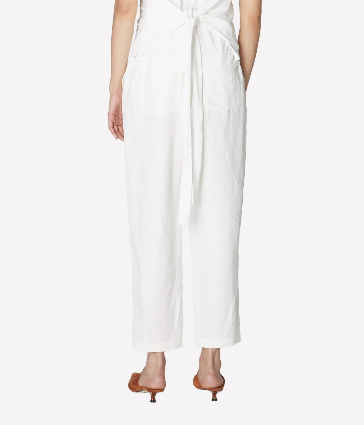 Fez Pant in Washed White