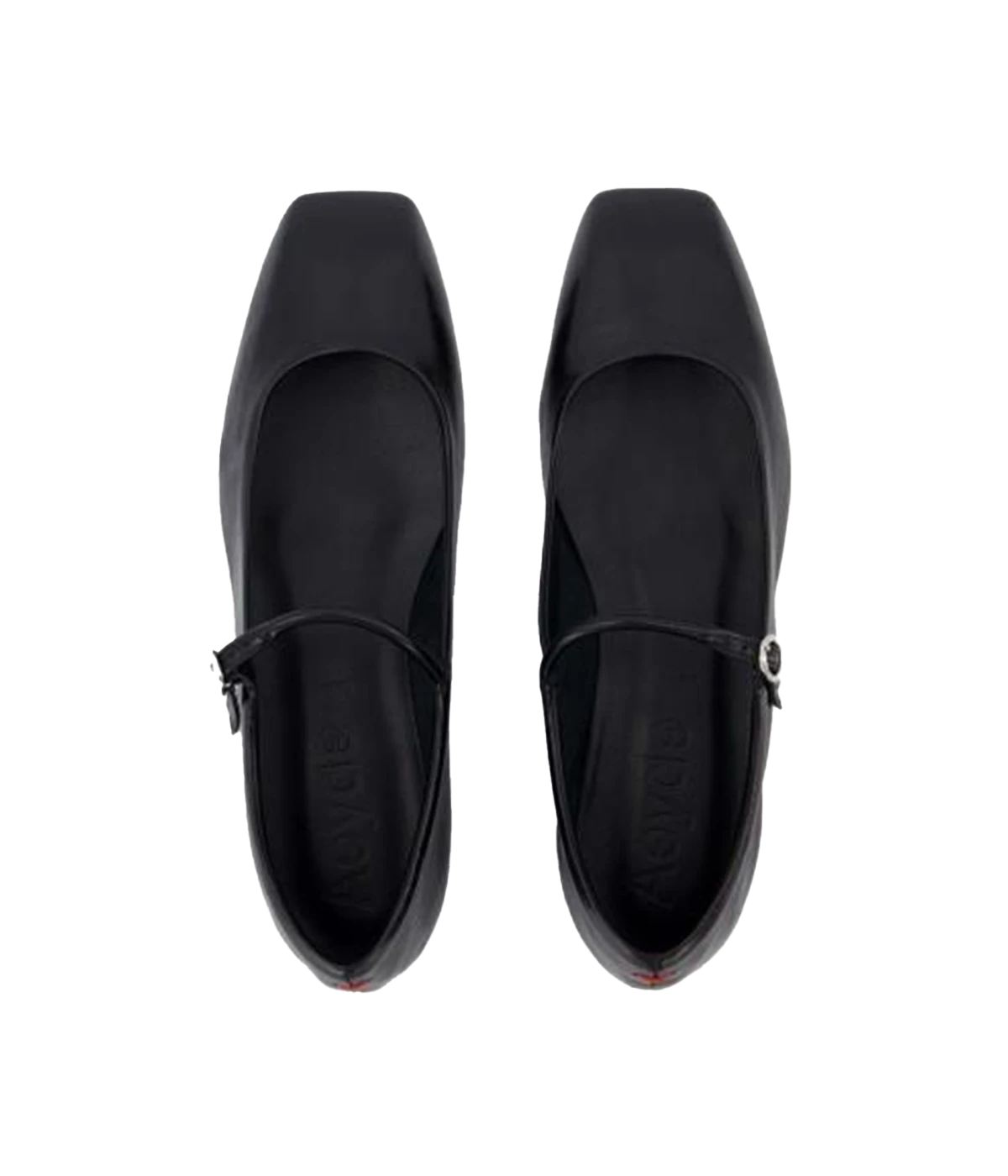 Uma Nappa Leather Ballet Flat in Black