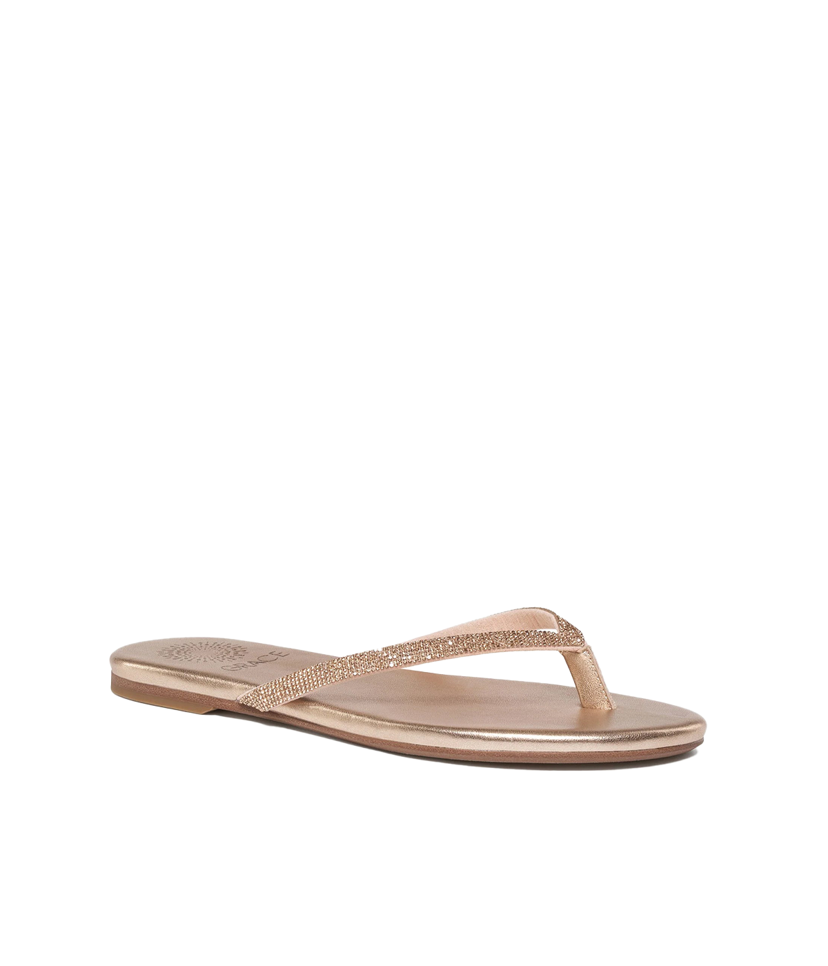 Sunset Sandal in Champagne Crystal